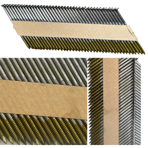 Professional 34° paper strip collated framing nails for timber construction